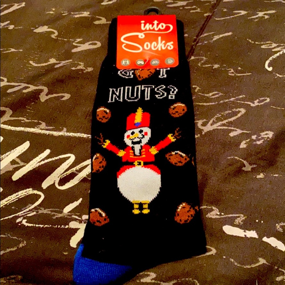 Got nuts Christmas socks